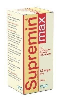 Supremin MAX syrop 1,5 mg/ml 150ml Data wazności 2025.11.30