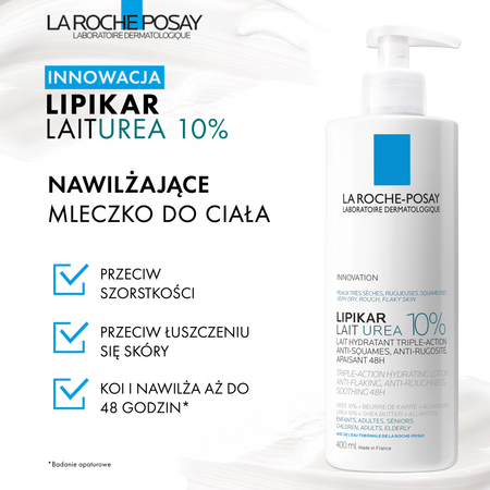 La Roche-Posay Lipkar Lait Urea 10% mleczko do ciała, 200 ml 