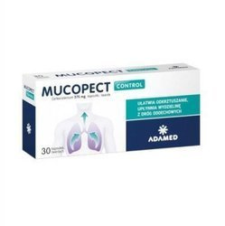 Mucopect Control 375mg 30 kapsułki twarde 