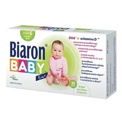 Biaron Baby 6 m+, suplement diety, 30 kapsułek twist-off 