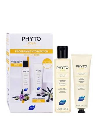 PHYTO  PHYTOJOBA zestaw nawilżający szampon+ maska do włosów, 250+50ml