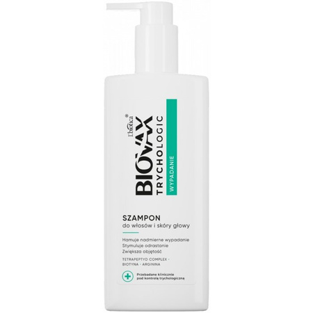 BIOVAX Trychologic Wypadanie - Szampon do włosów i skóry głowy, 200 ml