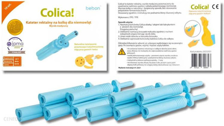 Colica Kateter rektalny na kolkę dla niemowląt, 10 sztuk
