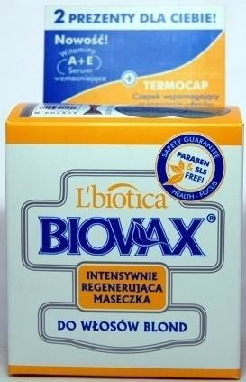 BIOVAX Maseczka regenerująca do włosów blond 250 g