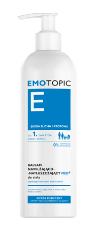 EMOTOPIC Balsam nawilżająco-natłuszczający MED+ do ciała, 400ml