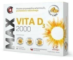 MAX VITA D3 2000  60 kapsułek