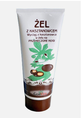 GORVITA Żel z Kasztanowcem na przemęczone nogi, 200 ml