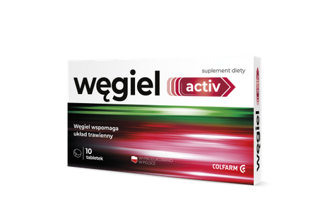 Węgiel Activ 150mg 10 tabletek