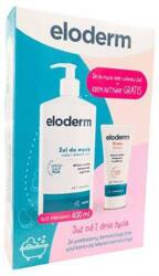 ELODERM Żel do mycia ciała i włosów + Krem aktywny, 400 ml + 75ml