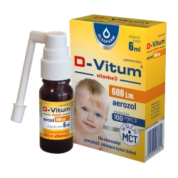 D-Vitum Witamina D 600 j.m. Aerozol 6ml