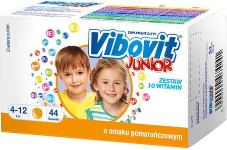 Vibovit Junior smak pomarańczowy 44 saszetki