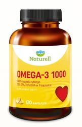 Naturell Omega-3 1000, 120 kapsułek