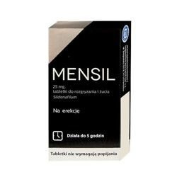 Mensil Tabletki do rozgryzania i żucia 25mg 2 tabl.