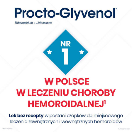 Procto-Glyvenol, 10 czopki