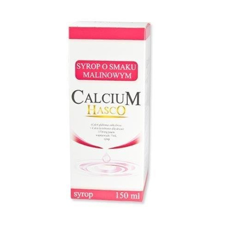 Calcium HASCO o smaku malinowym 150ml