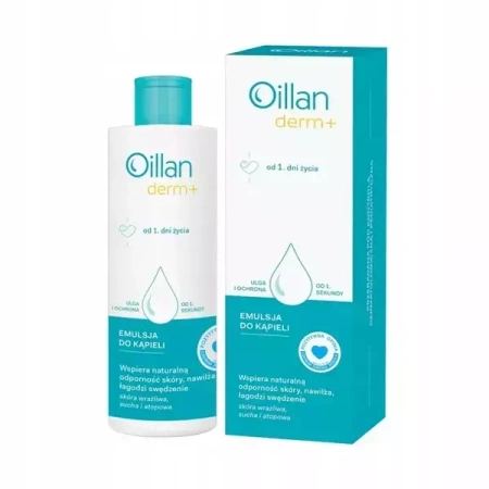 OILLAN DERM+ Emulsja do kąpieli 200 ml