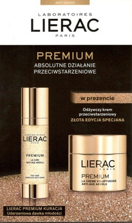 LIERAC PREMIUM Kuracja 30ml + Krem odżywczy 50ml