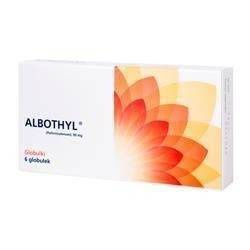 Albothyl globulki dopochwowe 90mg, 6 sztuk