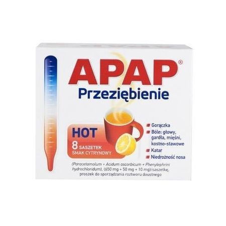 Apap Przeziębienie Hot x 8sasz.