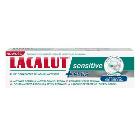 Lacalut Sensitive Plus Pasta do zębów 75ml