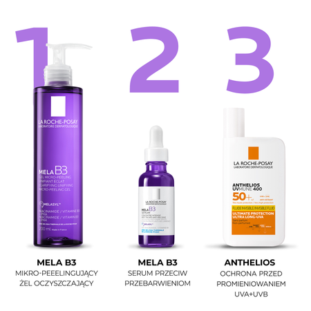 MELA B3 Mikro-peelingujący żel oczyszczający przeciw przebarwieniom, 200ml