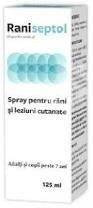 Raniseptol spray na rany 125 ml