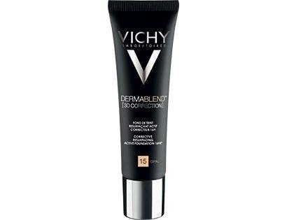 VICHY DERMABLEND KOREKTA 3D Podkład wyrównujący powierzchnię skóry odcień 45 gold, 30 ml +