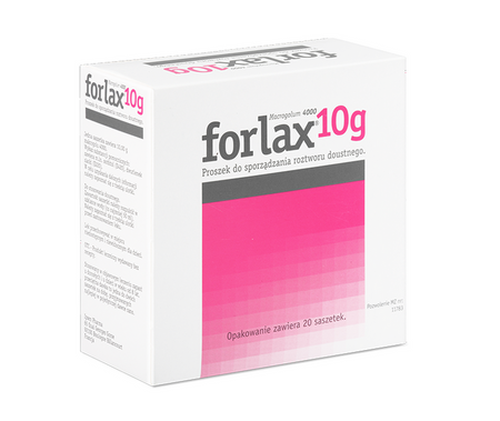 Forlax 10 g proszek do sporządzania roztworu doustnego, 20 saszetek
