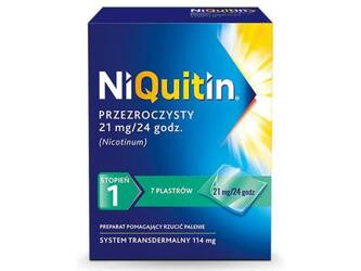 Niquitin 21mg/24h (0,114g), 7 plastrów, system transdermalny