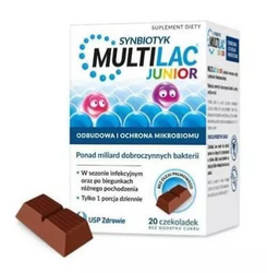 Multilac Junior czekoladka, 20 sztuk