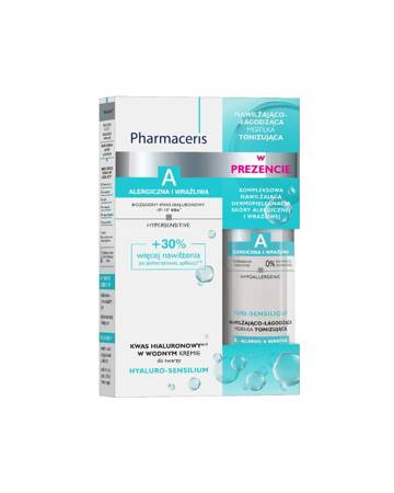 PHARMACERIS A Zestaw krem nawilżający 40ml + tonik nawilżająco-łagodzący 100 ml