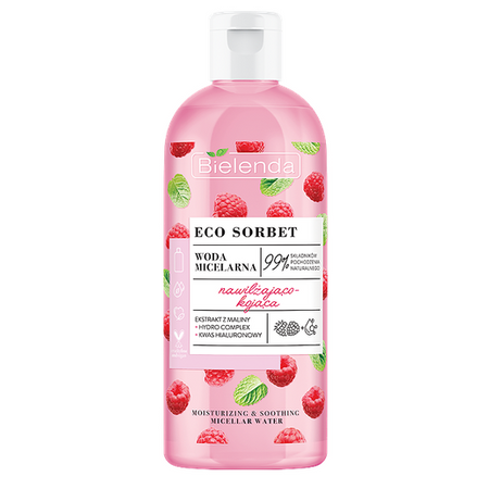 BIELENDA Eco Sorbet Malina Woda micelarna, 500ml