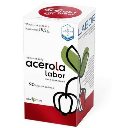 Acerola Labor 90 tabletek do żucia