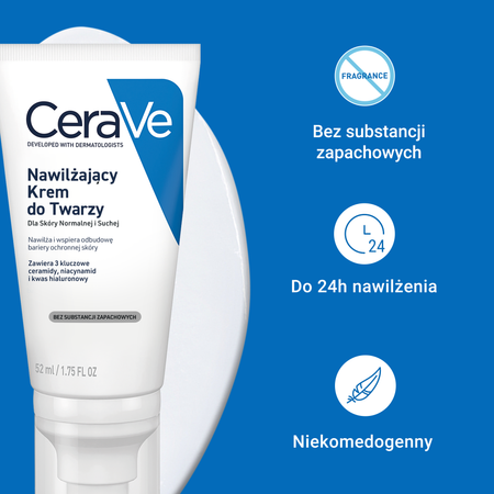 CeraVe Nawilżający Krem do twarzy 52 ml