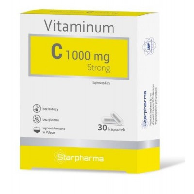 Vitaminum C 1000 mg Strong, 30 kapsułek