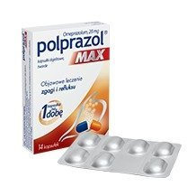 Polprazol Max kapsułki dojelitowe twarde 20mg,14 sztuk