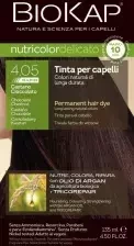 BIOKAP NUTRICOLOR DELICATO 4.05 rapid, Czekoladowy Kasztan 135ml