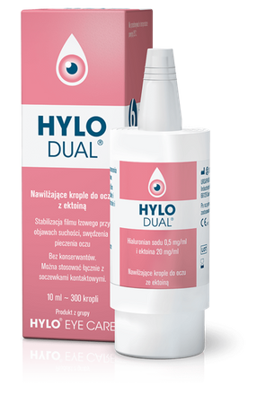 Hylo-DUAL Nawilżające krople do oczu z ektoiną 10ml