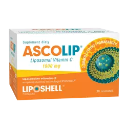 ASCOLIP Liposomal VitaminaC 1000mg 30 saszetek po 5g