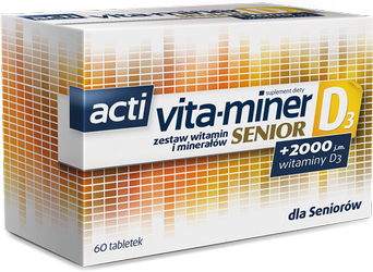 Acti Vita-miner Senior D3 , 60 tabletek