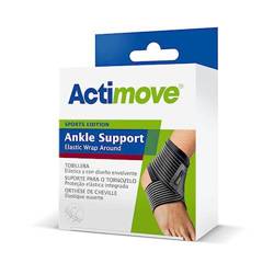 Actimove Everyday Ankle Support Support - Stabilizator stawu skokowego z elastycznym pasem do owijania, rozmiar L