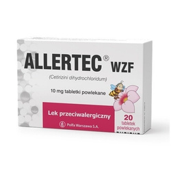 Allertec WZF 10 mg, 20 tabletek