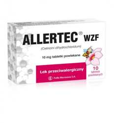 Allertec WZF  10mg, 10 tabletek