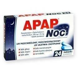 Apap Noc, 24 tabletki