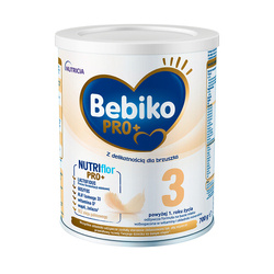 Bebiko PRO+ 3, odżywcza formuła na bazie mleka dla dzieci powyżej 1. roku życia, 700 g