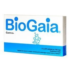 BioGaia Gastrus smak mandarynkowy *30 tabletek