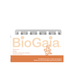 BioGaia probiotyczne tabeteki do żucia 10 sztuk