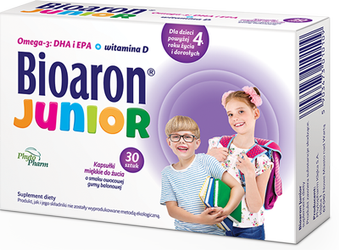 Bioaron Junior kapsułki do żucia miękkie*30