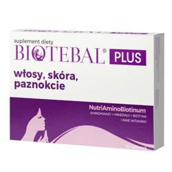 Biotebal PLUS włosy, skóra, paznokcie, 30 tabletek
