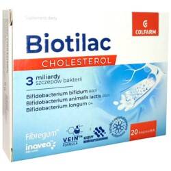 Biotilac Cholesterol kapsułki, 20 sztuk
